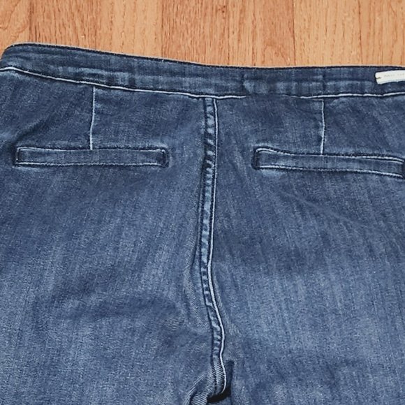 Pilcro and the Letterpress Dark Wash Side Zip High Rise Legging Jeans Size 27 - Picture 9 of 9